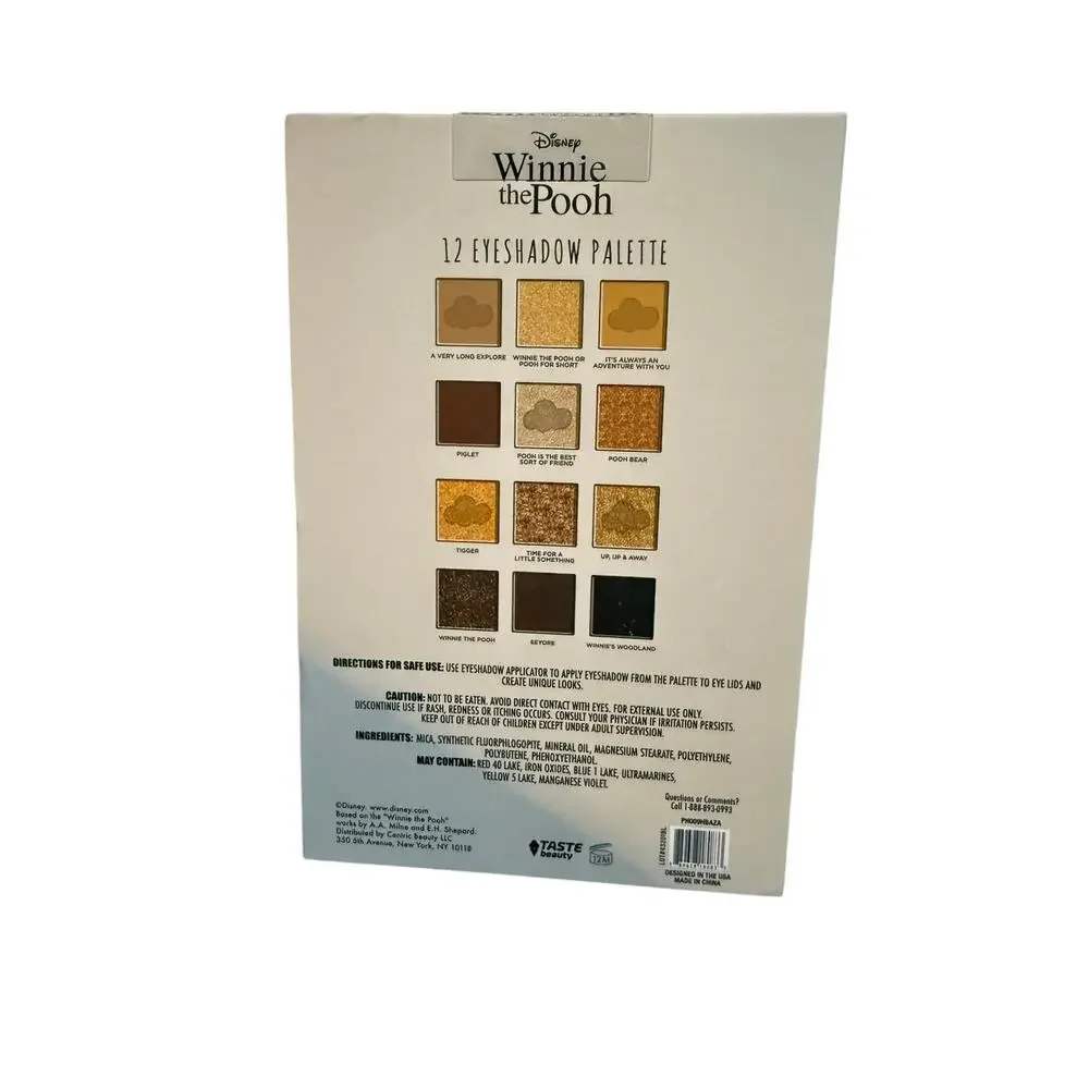 NWT Disney Winnie the Pooh Eyeshadow Palette by Taste Beauty